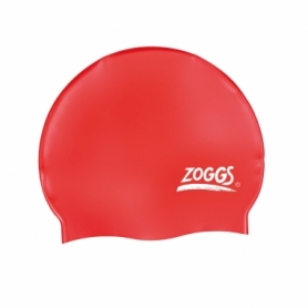Шапочка для плавання Zoggs Silicone Cap Plain червона