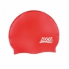 Шапочка для плавання Zoggs Silicone Cap Plain червона