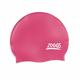 Шапочка для плавання Zoggs Silicone Cap Plain рожева