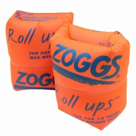 Нарукавники для плавання Zoggs Roll Ups помаранчеві, 1-6 років (ZG-301204)