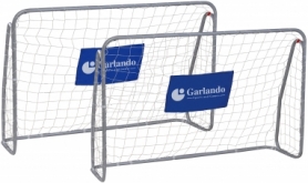 Ворота футбольні розбірні Garlando Kick & Rush, 215х152х73 см (2 шт.) (POR-14)
