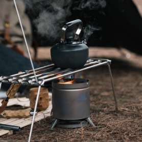 Піч-щепочниця туристична Naturehike Wood stove titanium (NH20RJ005) - Фото №2
