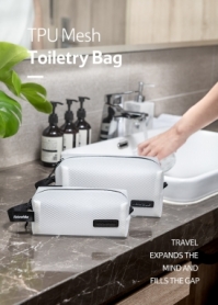 Косметичка Naturehike Mesh toiletry bag (NH19SN010 White) - Фото №5