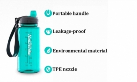 Пляшка для води спортивна Naturehike Sport Bottle, 1 л (NH17S011-B Sapphire) - Фото №2