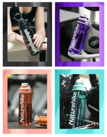 Пляшка для води спортивна Naturehike Sport bottle TWB02, 0,7 л (NH19S005-H Purple) - Фото №2