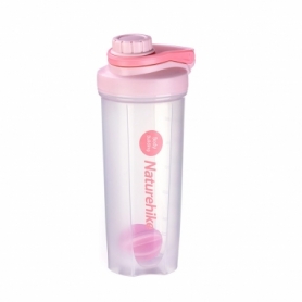 Пляшка-шейкер Naturehike з кулькою Fitness, 0,7 л (NH19SJ003 Pink)