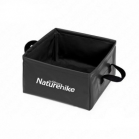 Відро туристичне Naturehike Square bucket (NH19SJ007 Black), 13 л