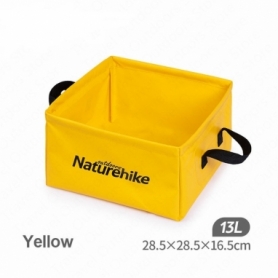 Відро туристичне Naturehike Square bucket (NH19SJ007 Yellow), 13 л - Фото №3
