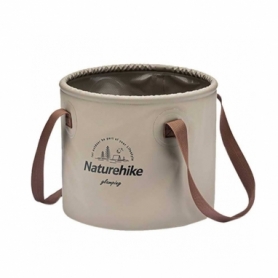 Відро туристичне Naturehike Round bucket PVC (NH20SJ040 Light Coffee) 10 л