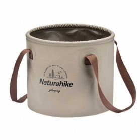 Відро туристичне Naturehike Round bucket PVC (NH20SJ040 Light Coffee), 20 л