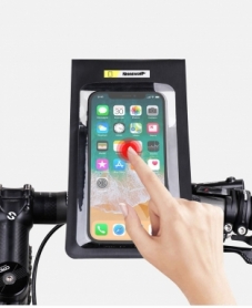 Велочохол для телефону універсальний Rhinowalk Bike Phone (SK300 Black) - Фото №17
