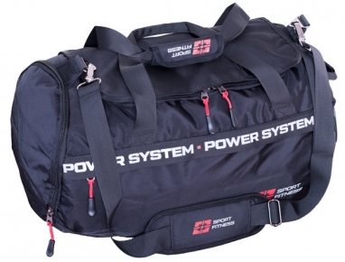 Сумка спортивна Power System PS-7012 Gym Bag-Dynamic Black/Red (38л)
