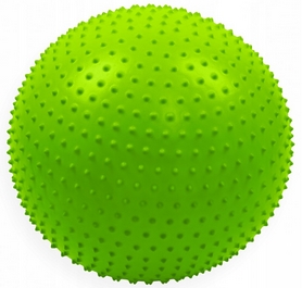М'яч для фітнесу (фітбол) полумассажний SportVida Anti-Burst SV-HK0291 Green, 55 см