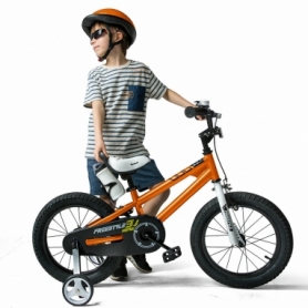 Велосипед детский RoyalBaby FREESTYLE 14", OFFICIAL UA, оранжевый - Фото №2
