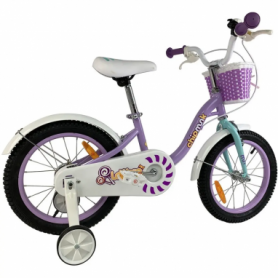 Велосипед детский RoyalBaby Chipmunk Darling 18", OFFICIAL UA, фиолетовый - Фото №3