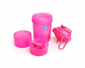 Шейкер спортивний SmartShake Original2GO 600ml Neon Pink (Original) - Фото №3