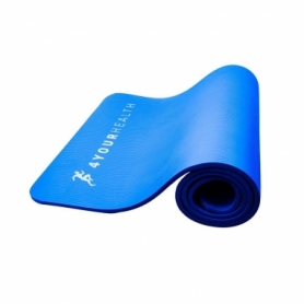 Килимок для йоги та фітнесу + чохол 4yourhealth Fitness Yoga Mat 0101 (180*61*1см) Синій - Фото №2