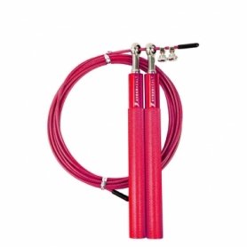 Скакалка швидкісна 4yourhealth Jump Rope Premium 3м металева на підшипниках 0194 Червона - Фото №2