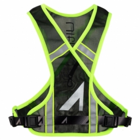Жилет для бігу світловідбиваючий UltrAspire Neon Reflective Vest салатово-чорний