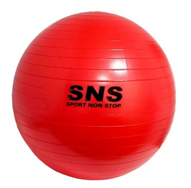 М'яч для фітнесу (фітбол) SNS червоний, 55 см (FB-55-K)