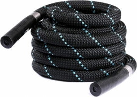 Канат для кросфіта WCG Battle Rope чорний, 6 м х 38 мм (W-38х6) - Фото №4
