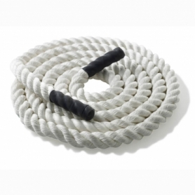 Канат для кросфіта WCG Battle Rope білий, 6 м х 50 мм (W-50х6) - Фото №2