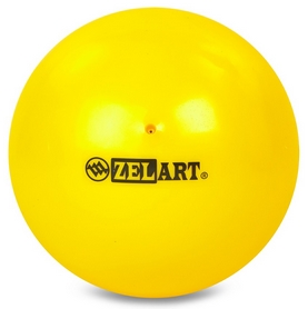 М'яч гімнастичний Pro Supra 20 см 400 г жовтий