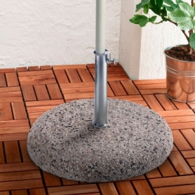 Подставка для садового зонта Adriatic бетонная круглая, 25 кг (8002936122209) - Фото №4