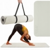 Коврик для йоги и фитнеса 4FIZJO TPE 180 x 60 x 0.6 см Grey/Black (4FJ0376)