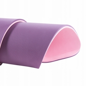 Коврик для йоги и фитнеса 4FIZJO TPE 180 x 60 x 0.6 см Violet/Pink (4FJ0388) - Фото №3