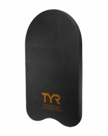 Дошка для плавання TYR Classic Kickboard чорно-золота (LKB-008) - Фото №2