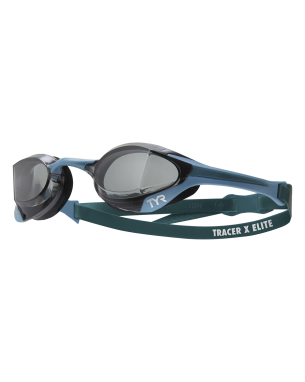 Окуляри для плавання TYR Tracer-X Elite Racing Smoke/Teal/Teal (LGTRXEL-049)