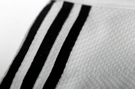Кимоно для дзюдо Adidas Champion 3 IJF Slim Fit белое с черными полосами - Фото №6