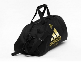 Сумка-рюкзак спортивная Adidas Judo черно-золотая, 65 л (ADIACC052J) - Фото №2