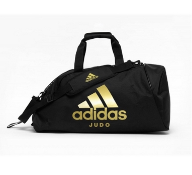 Сумка-рюкзак спортивная Adidas Judo черно-золотая, 65 л (ADIACC052J)