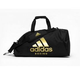Сумка-рюкзак спортивная Adidas Boxing черно-золотая, 65 л (ADIACC052B)