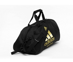 Сумка-рюкзак спортивная Adidas Boxing черно-золотая, 65 л (ADIACC052B) - Фото №2