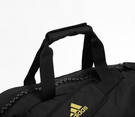 Сумка-рюкзак спортивная Adidas Boxing черно-золотая, 65 л (ADIACC052B) - Фото №3