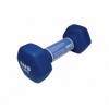 Гантель для фитнеса виниловая матовая SNS синяя, 2 кг (12309) - Фото №2