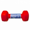 Гантель для фитнеса виниловая матовая SNS красная, 2 кг (12310) - Фото №2