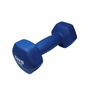 Гантель для фитнеса виниловая матовая SNS синяя, 3 кг (12315)