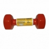 Гантель для фитнеса виниловая SNS красная, 2 кг (12338) - Фото №2