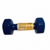 Гантель для фитнеса виниловая SNS синяя, 2,5 кг (SNS12341) - Фото №3