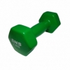 Гантель для фитнеса виниловая SNS зеленая, 2,5 кг (12343)