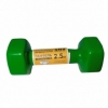 Гантель для фитнеса виниловая SNS зеленая, 2,5 кг (12343) - Фото №3