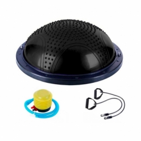 Платформа балансувальна з еспандерами шипи Pro Supra Bosu чорна, 60 см (12484)