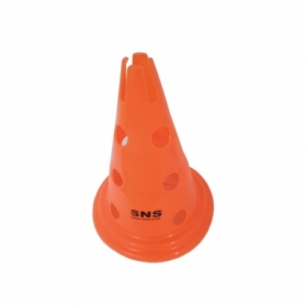 Конус тренировочный с отверстиями SNS оранжевый, 30 см (13033)
