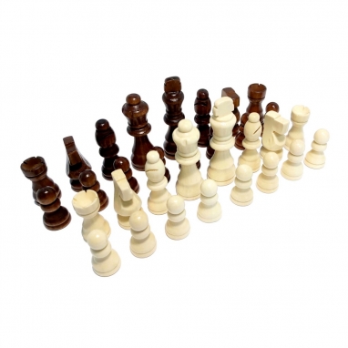 Комплект шахматных фигур (дерево) Duke, 77 мм (13506)