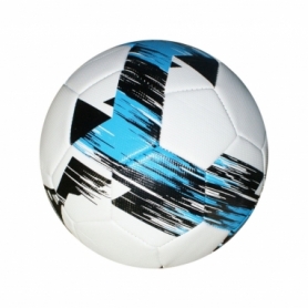 Мяч футбольный Soccer FT-3ZSW бело-синий, №5 (21008)