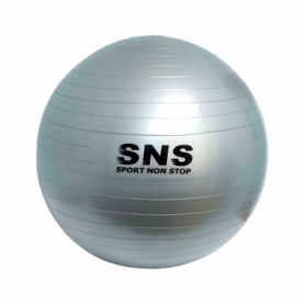Мяч для фитнеса (фитбол) SNS серебристый, 75 см (FB-75-СЕ)
